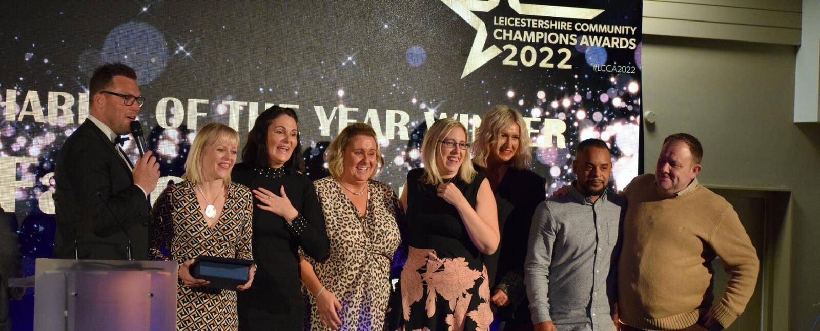 Community Champions Recognised and £5000 handed out at Leicestershire Awards Evening 